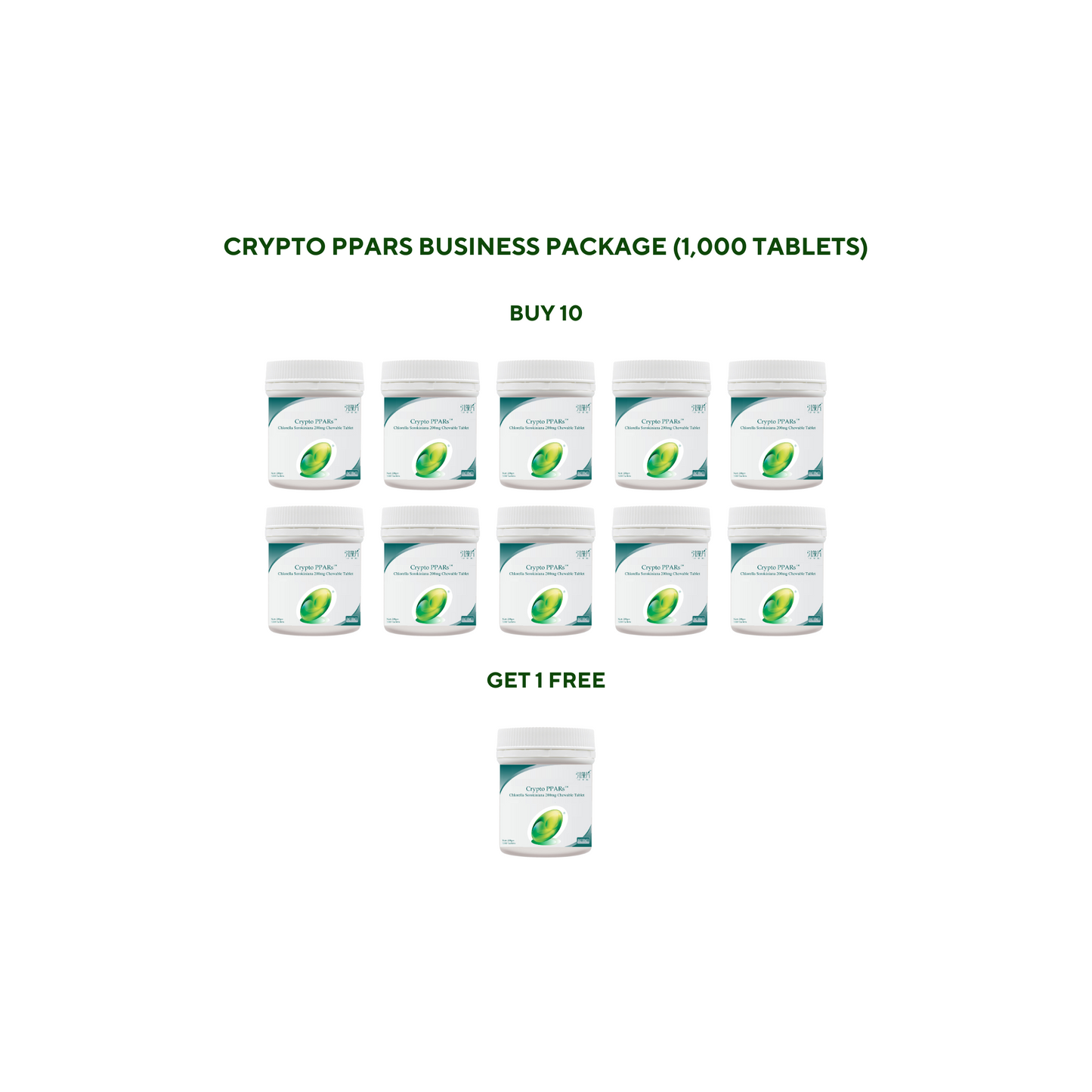 Crypto PPARs (1,000 Tablets)